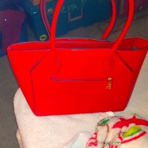red purse